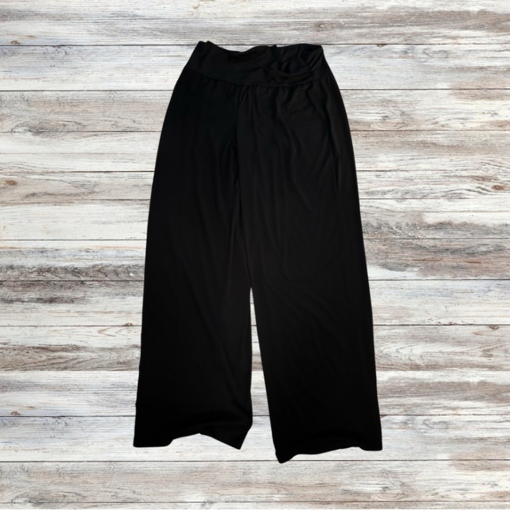 Black Wide-Leg Pants